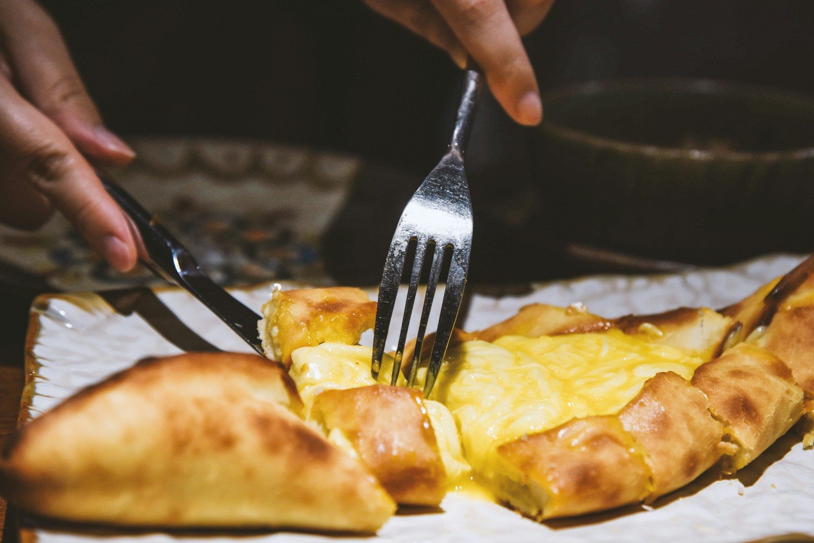 Adjarian khachapuri